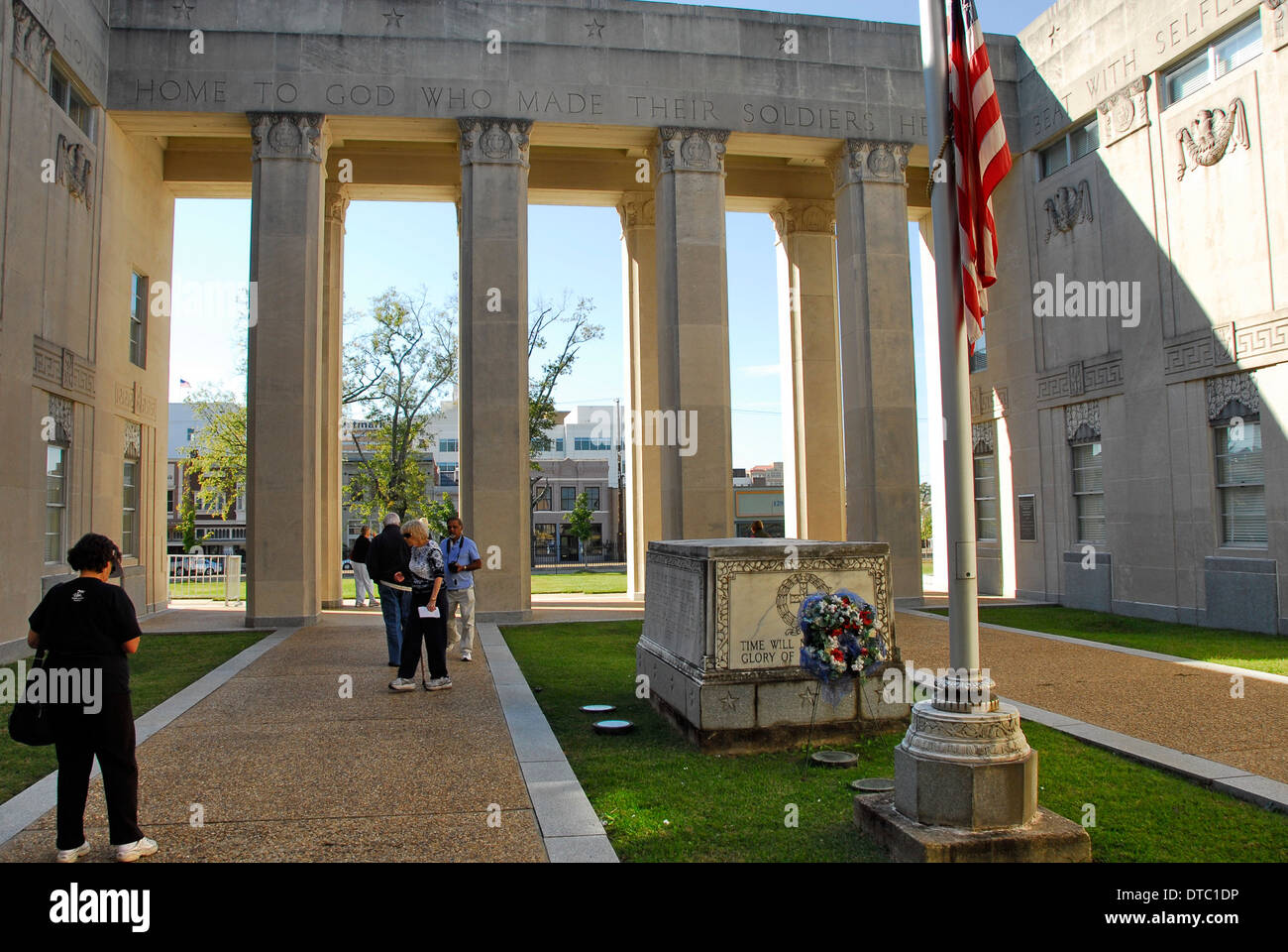 La Mississippi War Memorial Building in Old Capitol Museum a Jackson, in Mississippi, Foto Stock