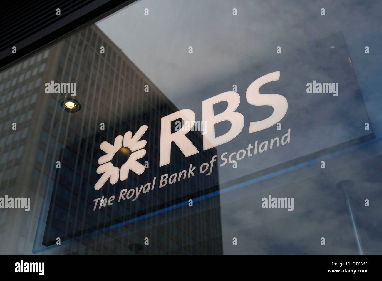 Royal Bank of Scotland (RBS) ramo Foto Stock