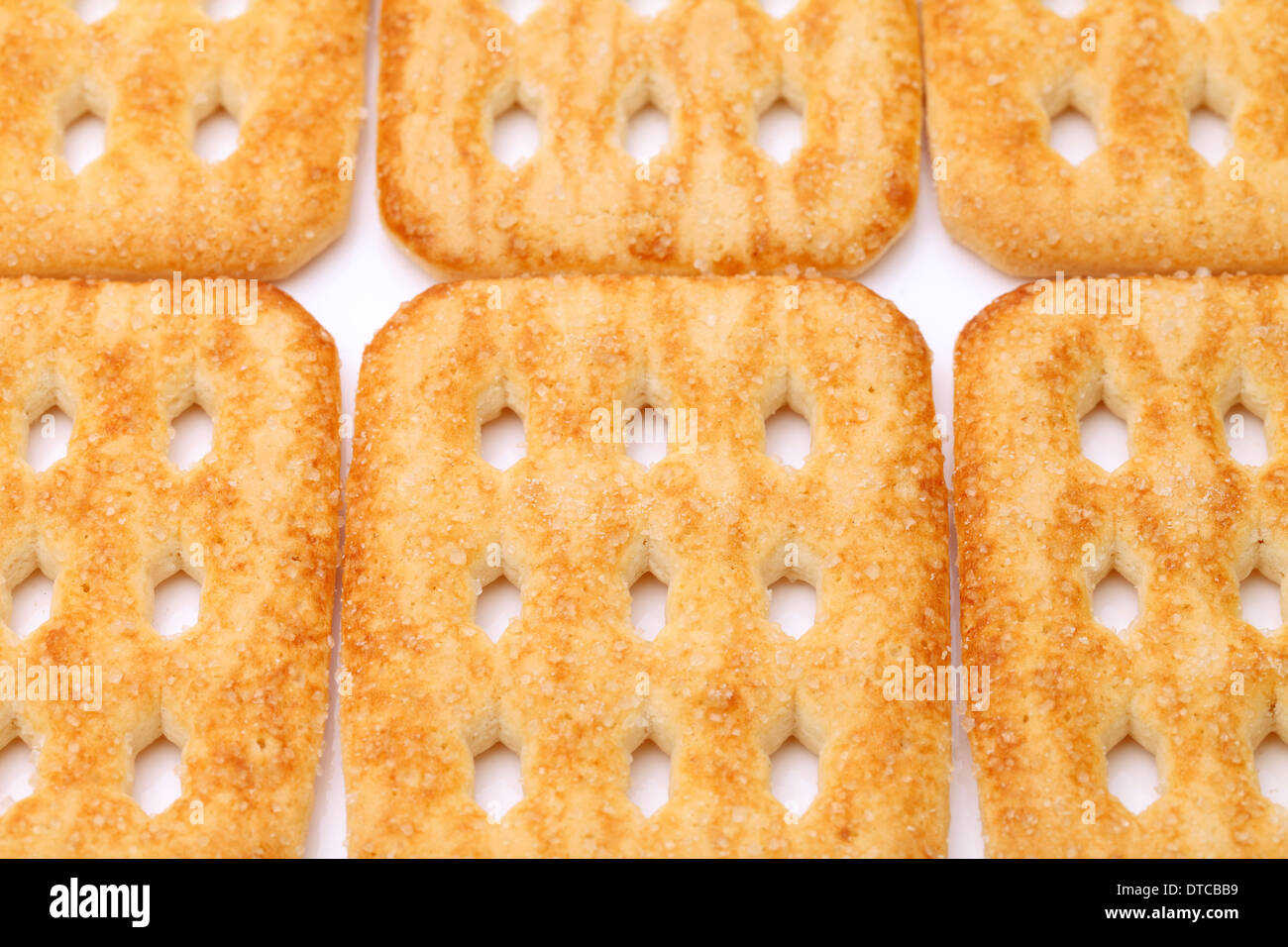 Cookie di zucchero come sfondo Foto Stock