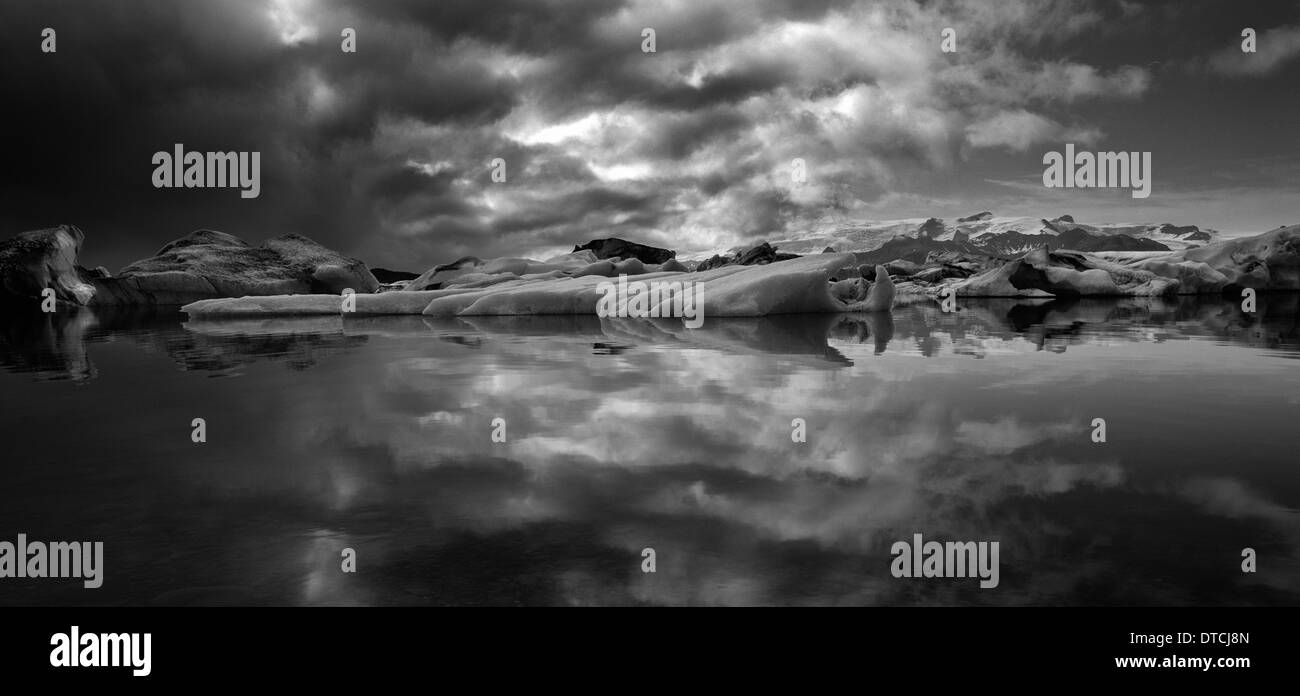 Il lago di Jokulsarlon, Islanda - Foto Stock