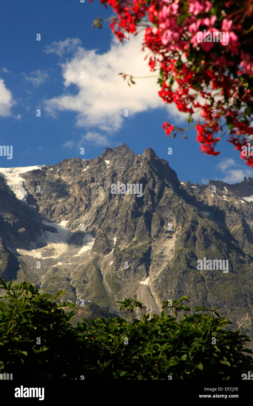 Montblanc, Monte Bianco, Alpi, Europa Foto Stock
