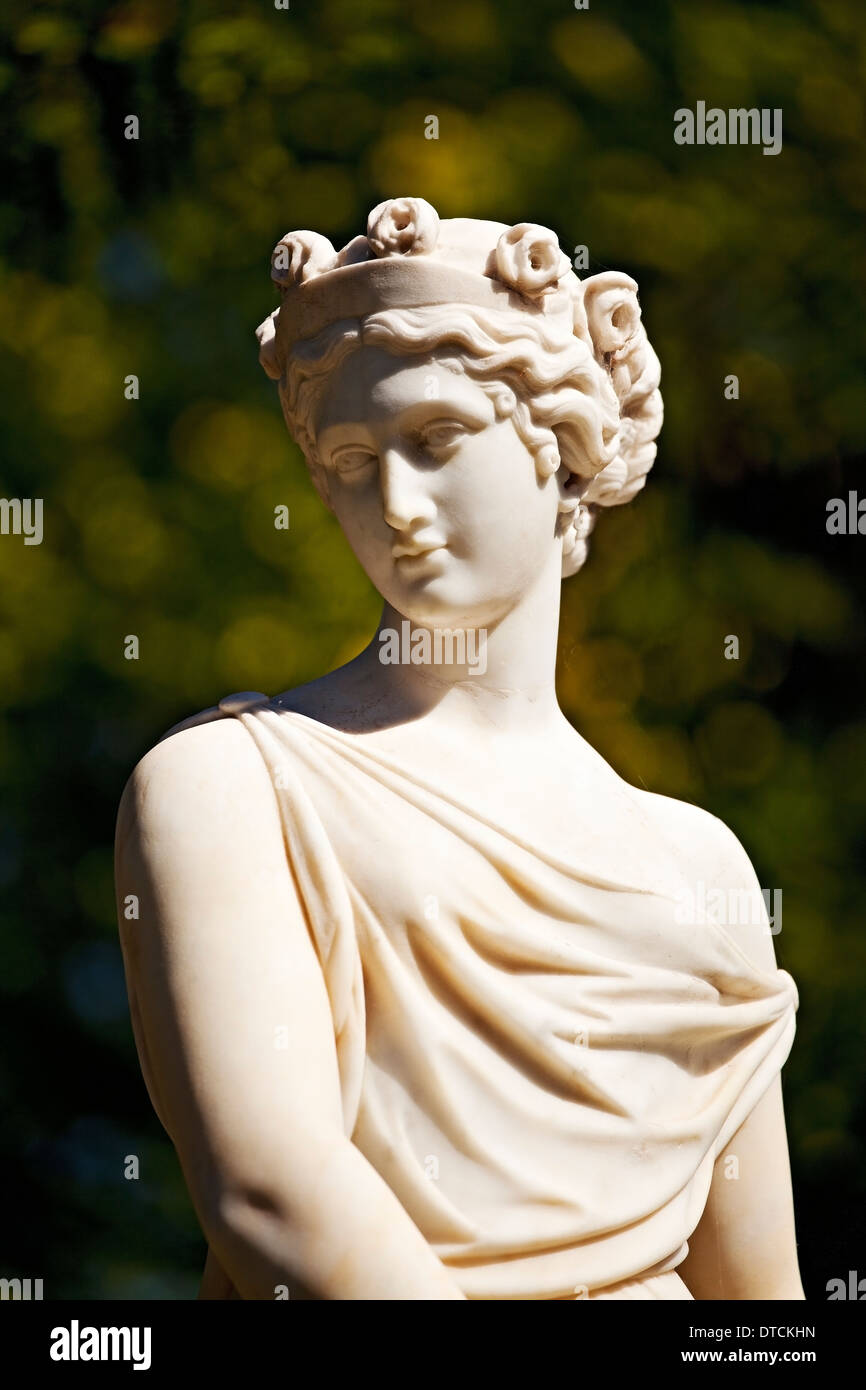 Ballarat Australia / splendida statua dell'era vittoriana nei giardini botanici. Foto Stock