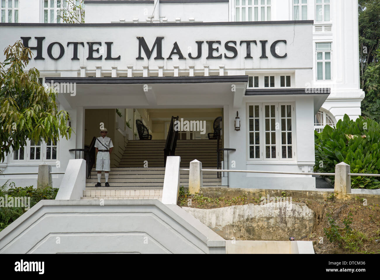 Hotel Majestic ingresso principale Foto Stock