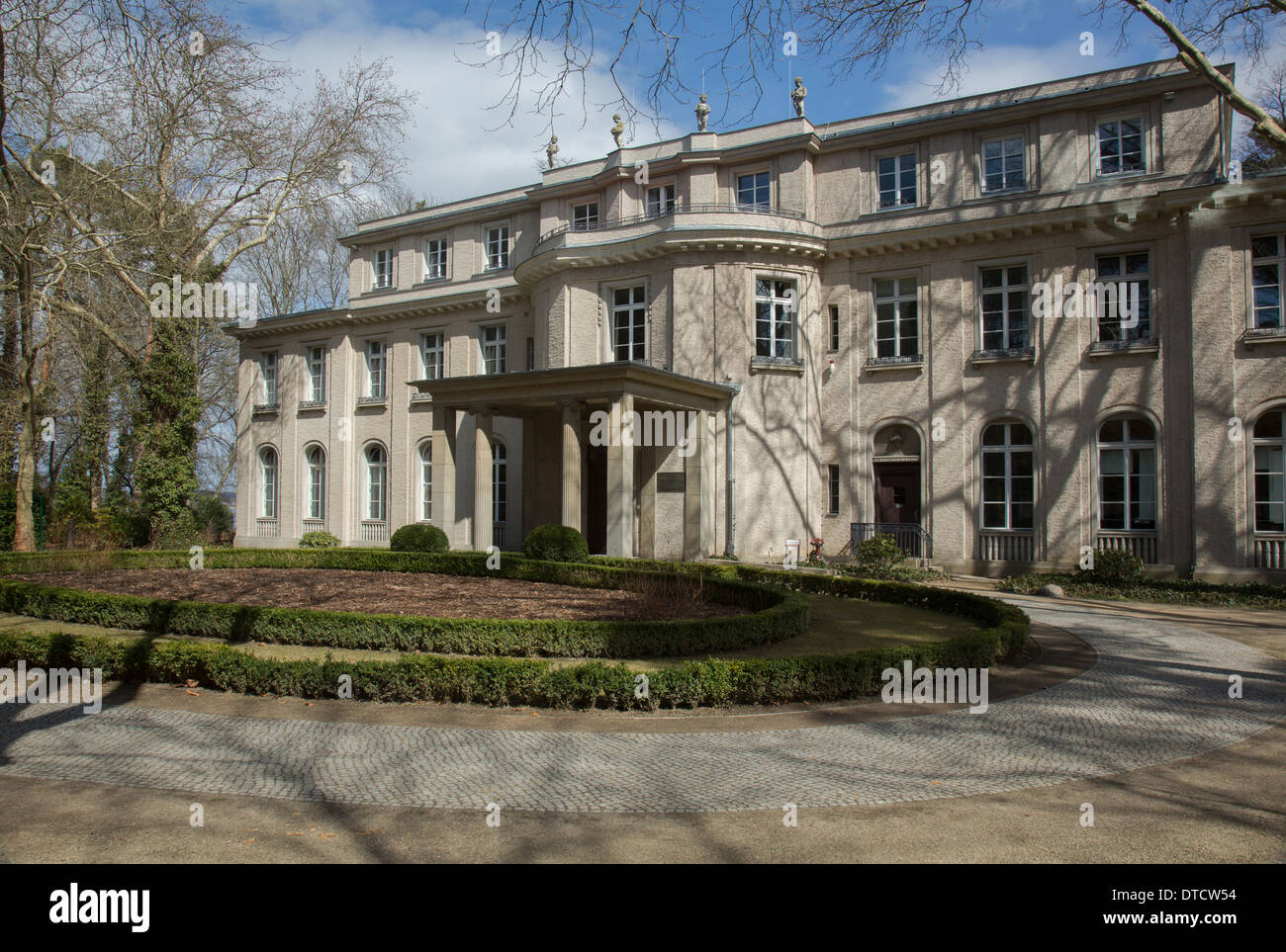 Berlino, Germania, commemorazione e Bildungsstaette Casa della Conferenza di Wannsee Foto Stock