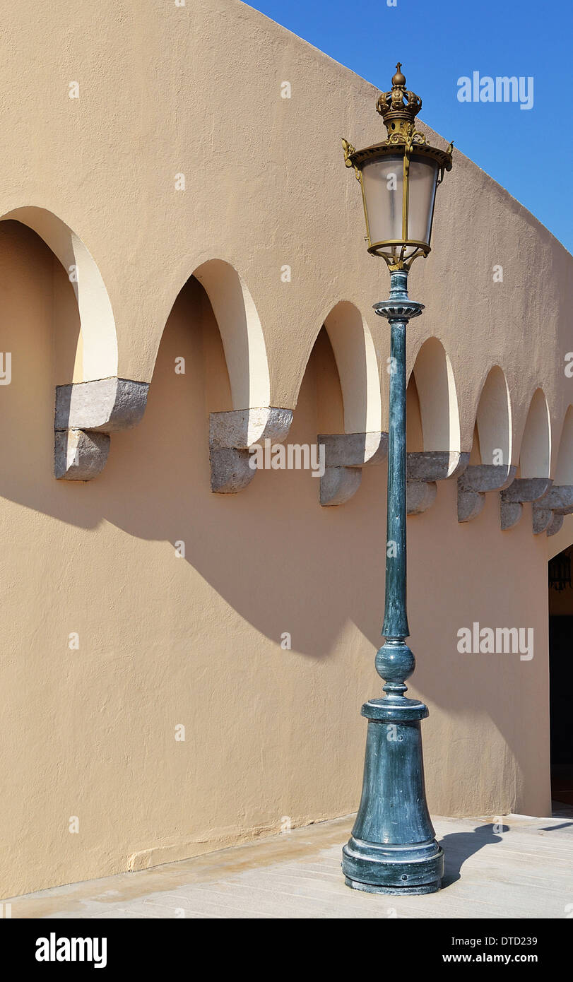 vecchio lampione Foto Stock