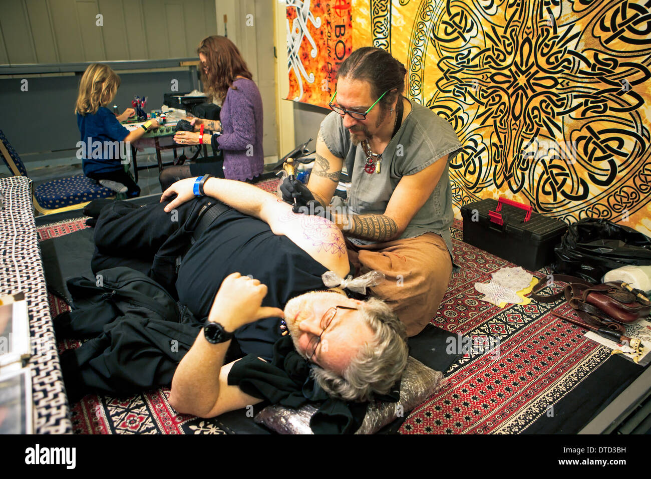 Brighton Tattoo Convention 2014 Foto Stock