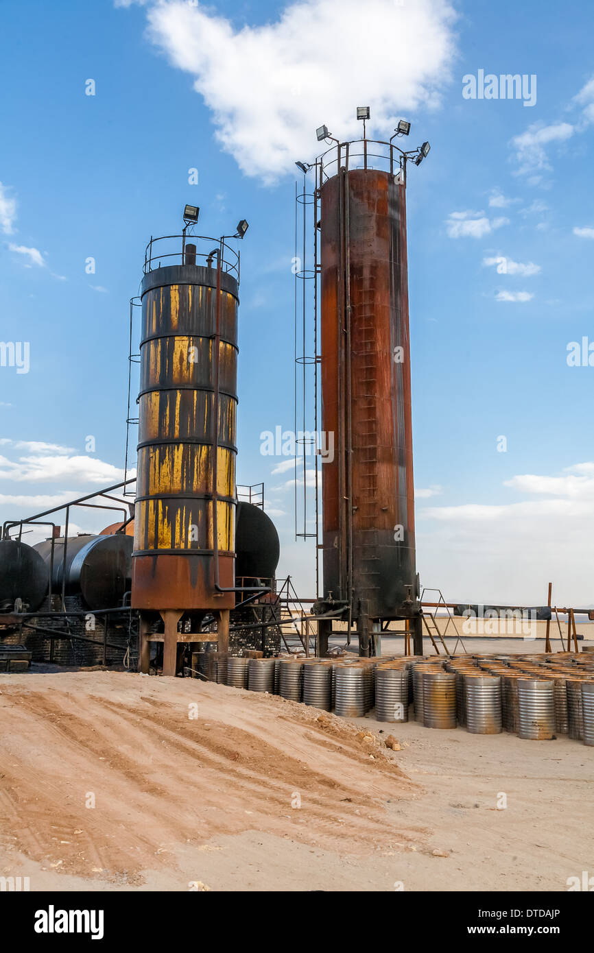 Industria petrolifera in Iran Foto Stock