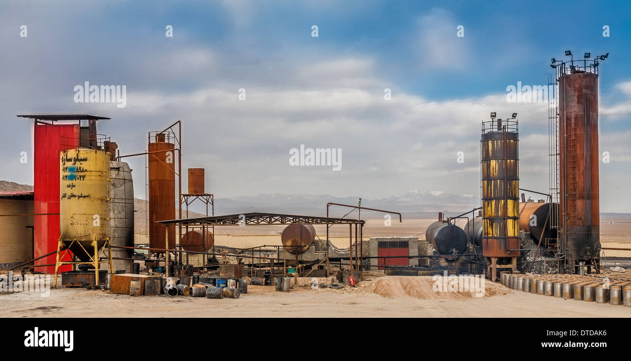 Industria petrolifera in Iran Foto Stock