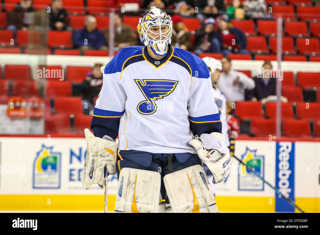 Louis Blues goalie Brian Elliott Foto Stock