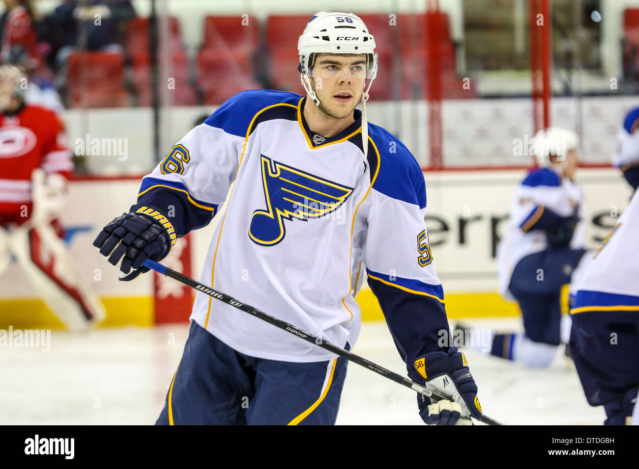 Louis Blues ala sinistra Magnus Paajarvi Foto Stock