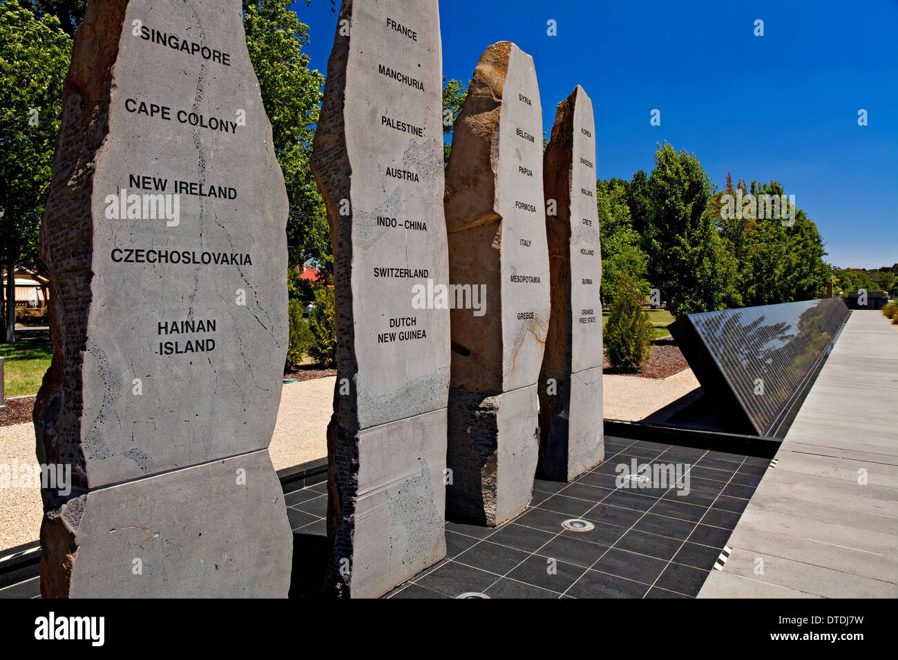 Ballarat Australia / Australian ex prigioniero del Memoriale di guerra Foto Stock