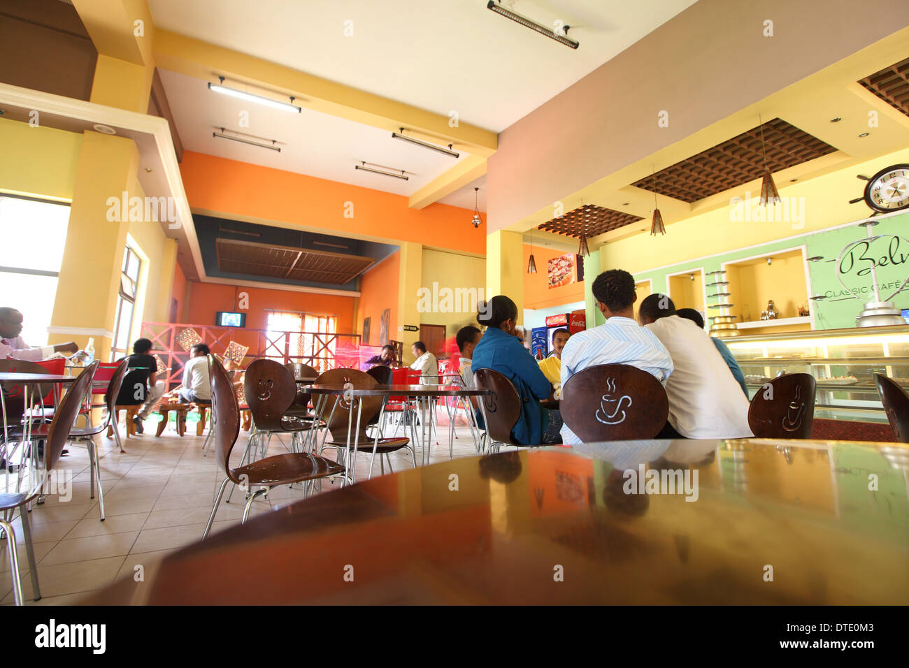 Addis Abeba, Etiopia, Africa, Meskel square Foto Stock