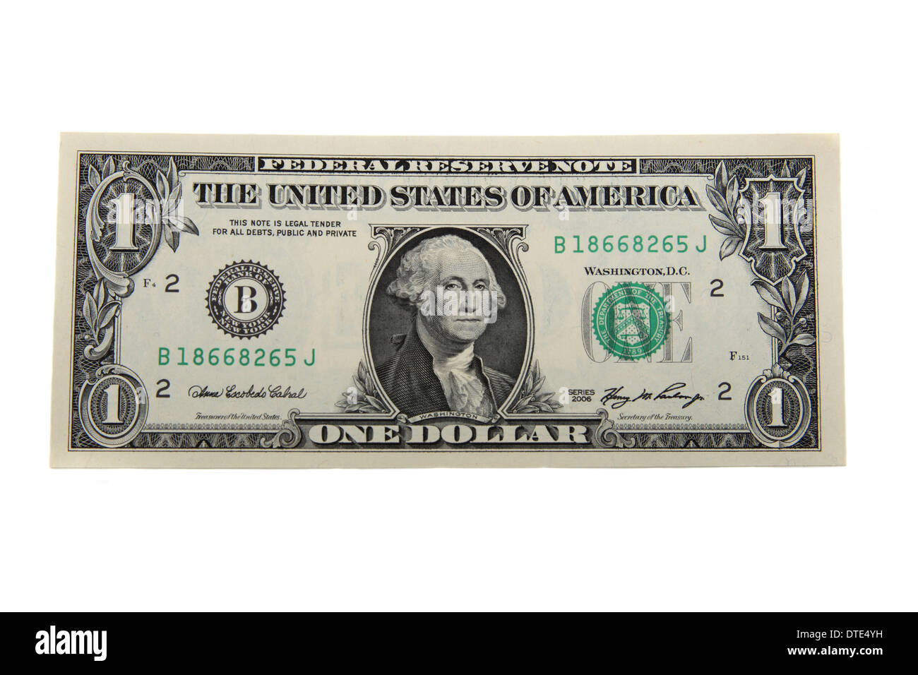 Noi un dollaro Foto Stock