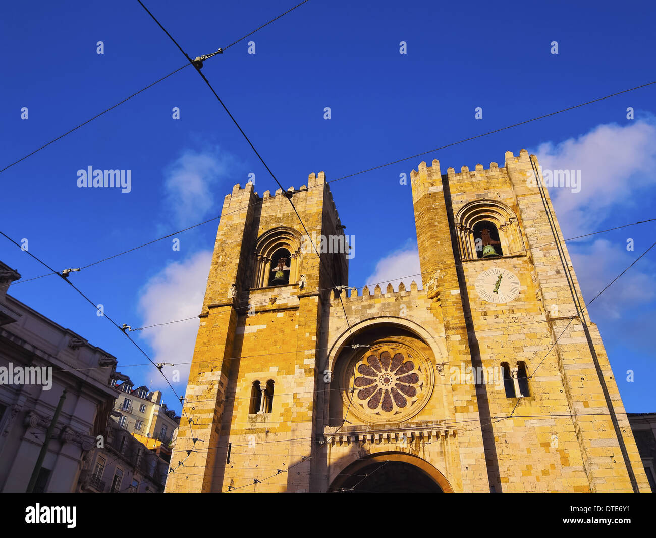 La Cattedrale Patriarcale di Santa Maria Maggiore di Lisbona, Portogallo Foto Stock