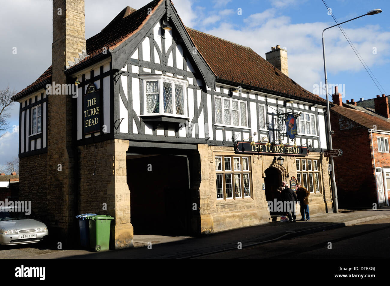 Il Turks Head Public House,Retford,Nottinghamshire,UK. Foto Stock