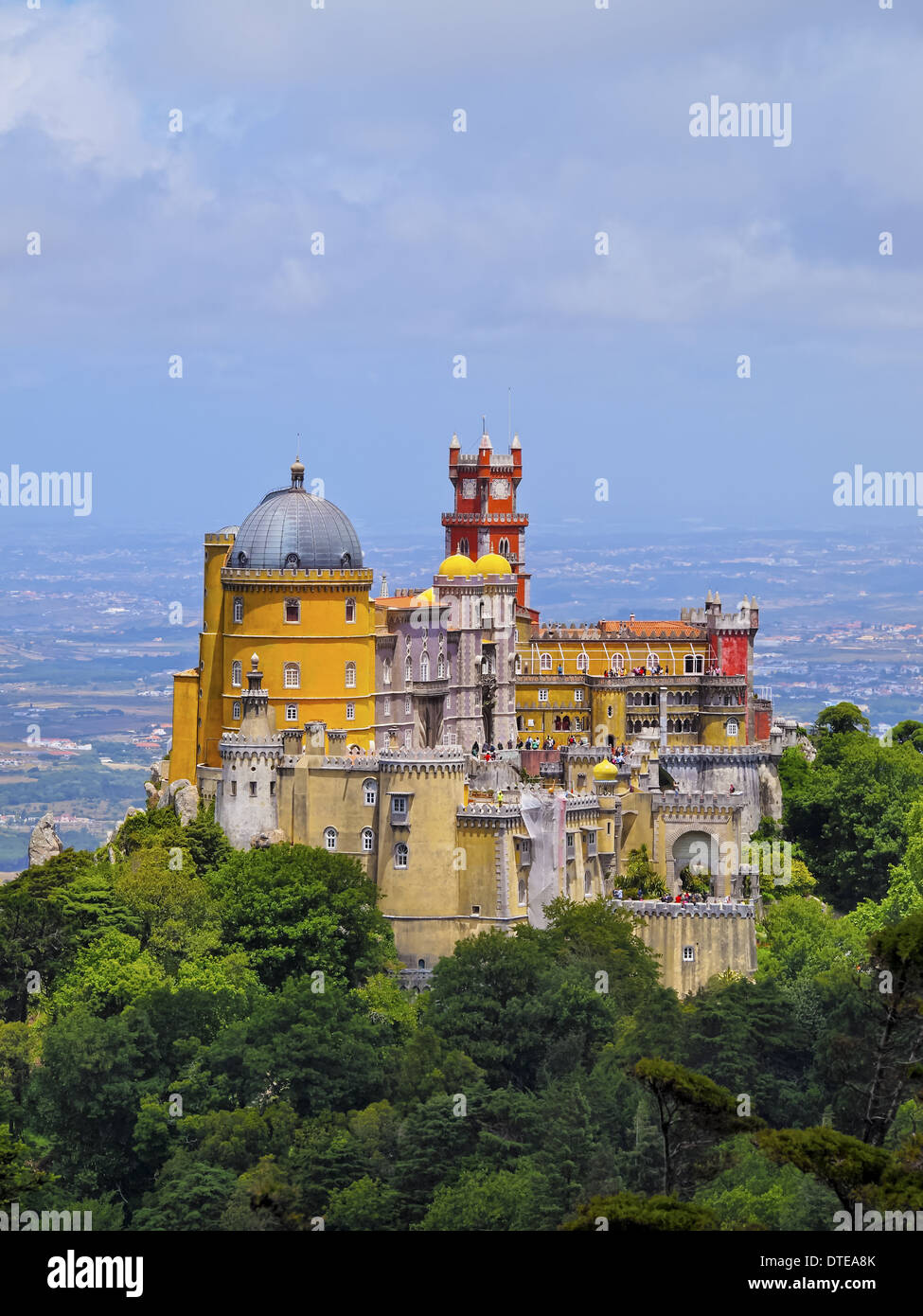 Palacio Nacional de Pena - pena il Palazzo Nazionale di Sintra, Portogallo Foto Stock