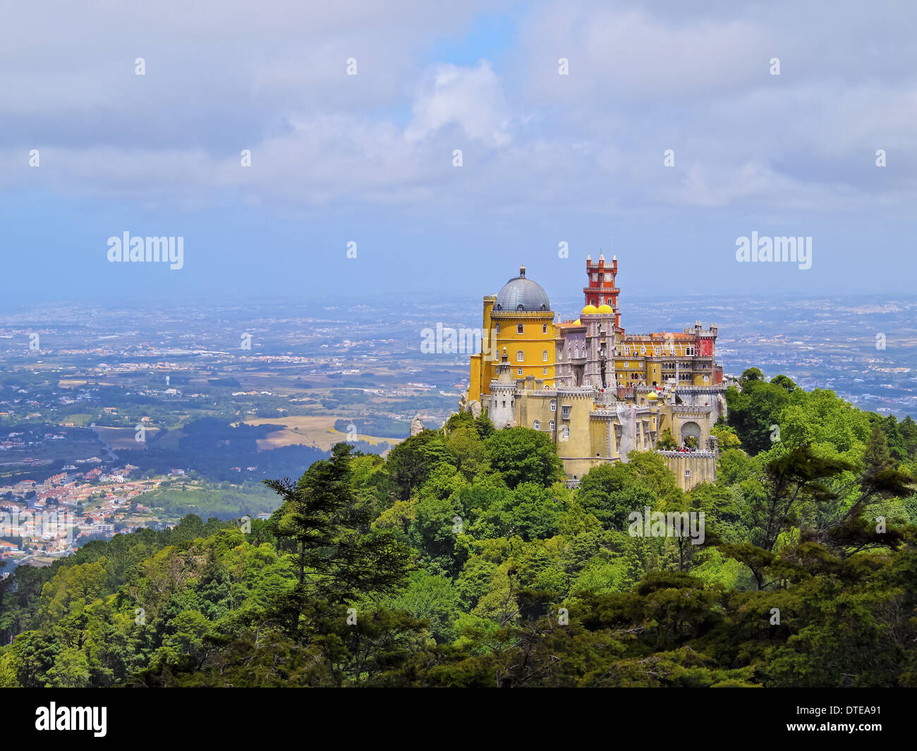 Palacio Nacional de Pena - pena il Palazzo Nazionale di Sintra, Portogallo Foto Stock