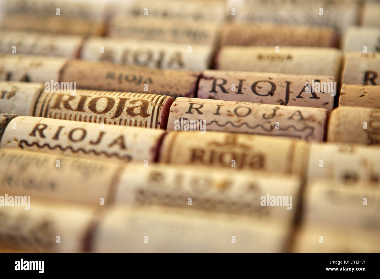 Tappi di Rioja Foto Stock