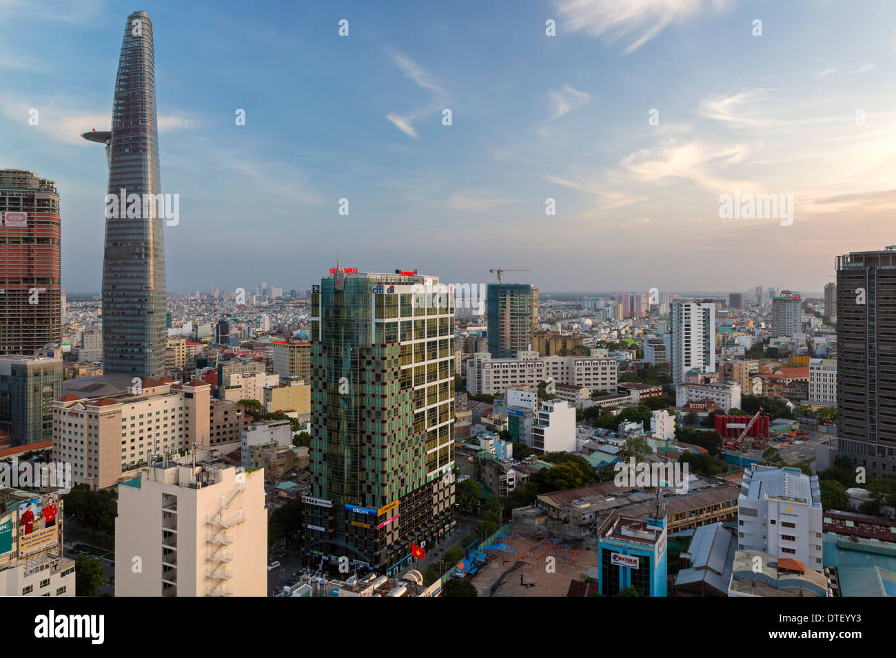 Ho Chi Minh City skyline, Vietnam Foto Stock