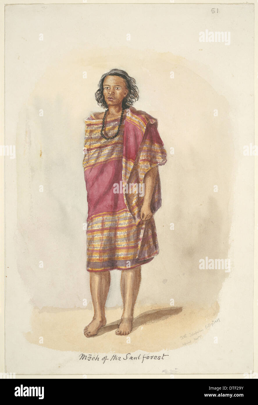 Mech della foresta di Saul, 1847 Foto Stock