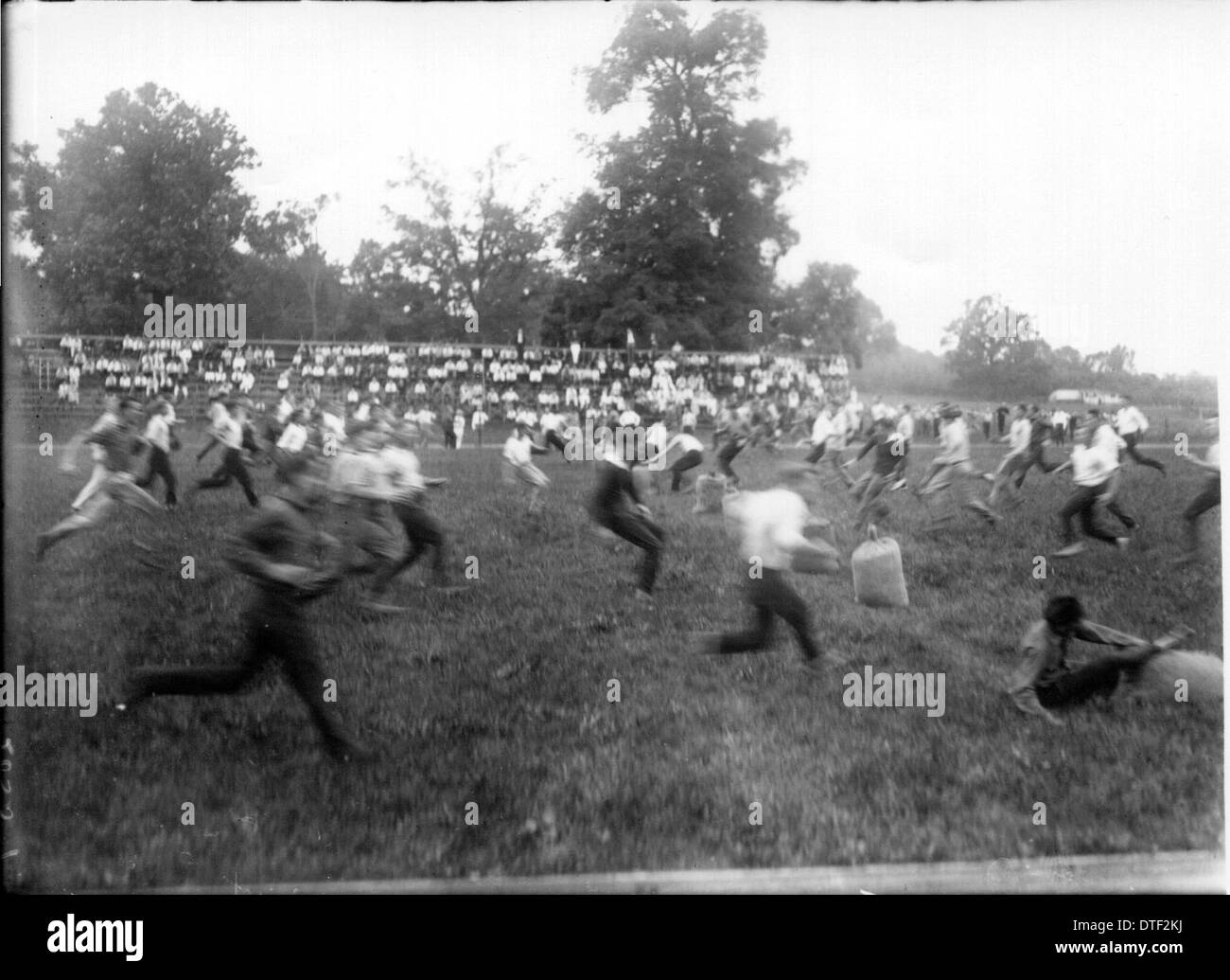 Sacco gara alla Miami University Freshman-Sophomore Contest 1921 Foto Stock