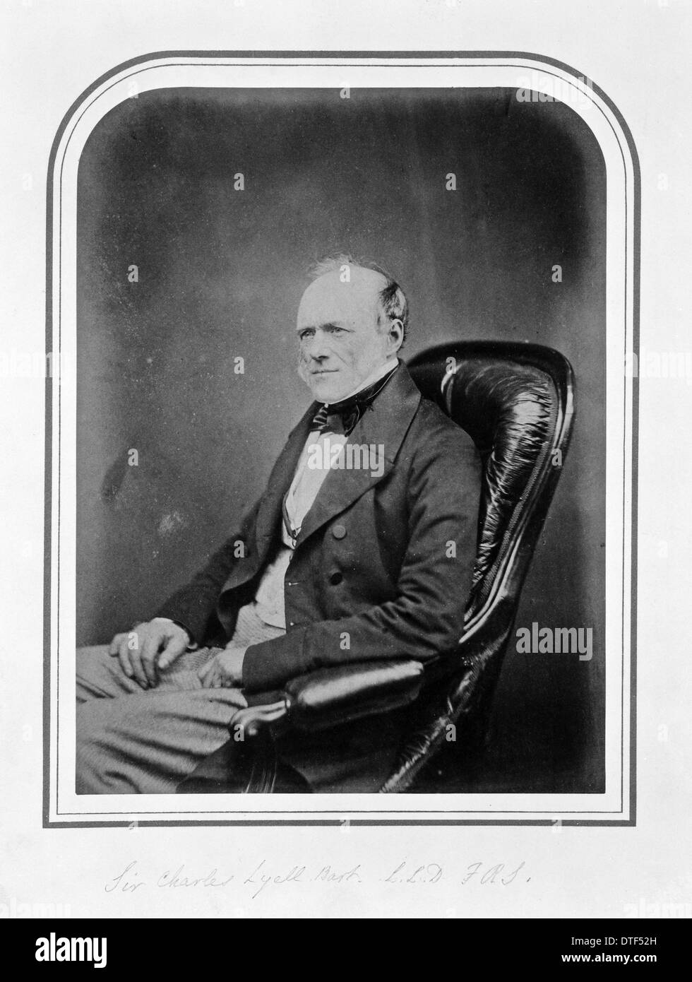 Sir Charles Lyell, Bart., F.R.S. (1797-1875) Foto Stock