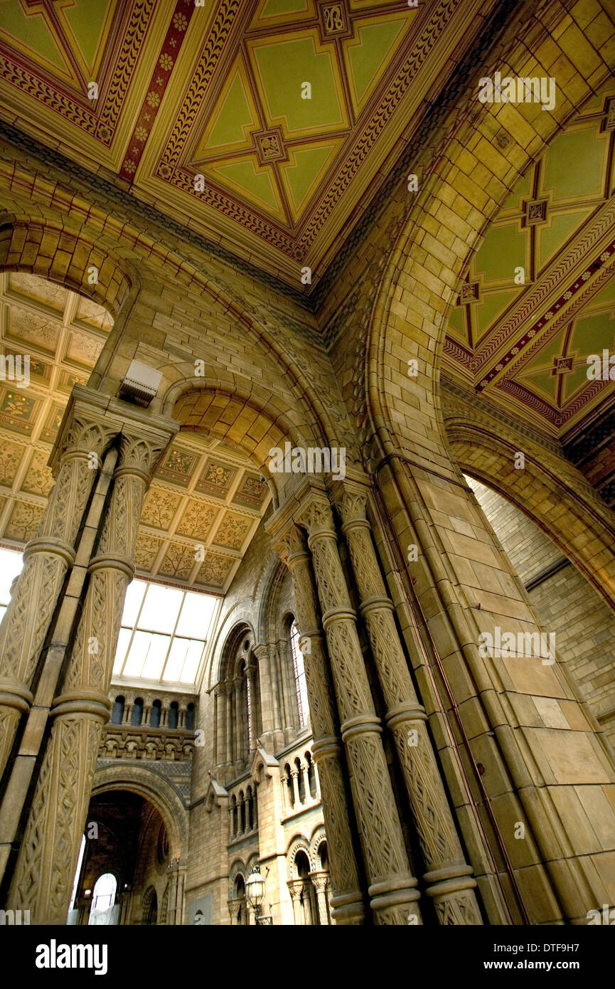 Le caratteristiche architettoniche della sala principale Foto Stock