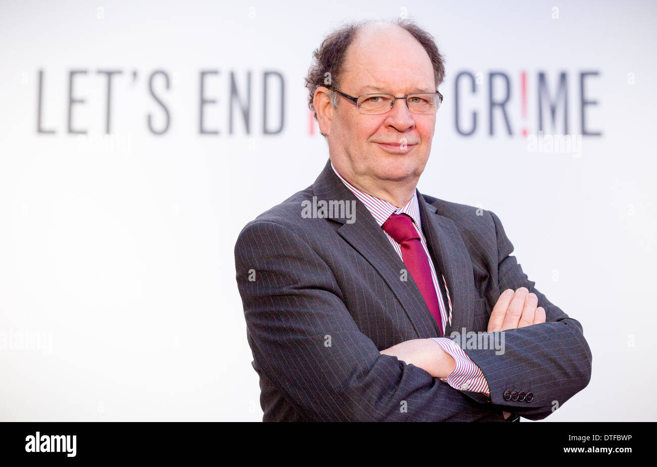 Manchester antimperialismo strategia a Manchester Town Hall Cllr Jim battaglia Foto Stock