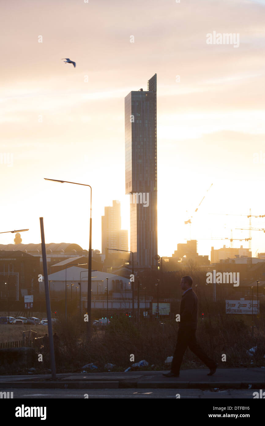 Beetham Tower a Manchester Inghilterra settentrionale REGNO UNITO Foto Stock