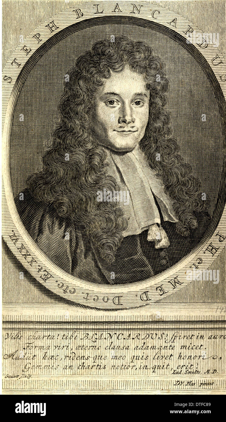 Stephanus Blancardus (1650-1702) Foto Stock