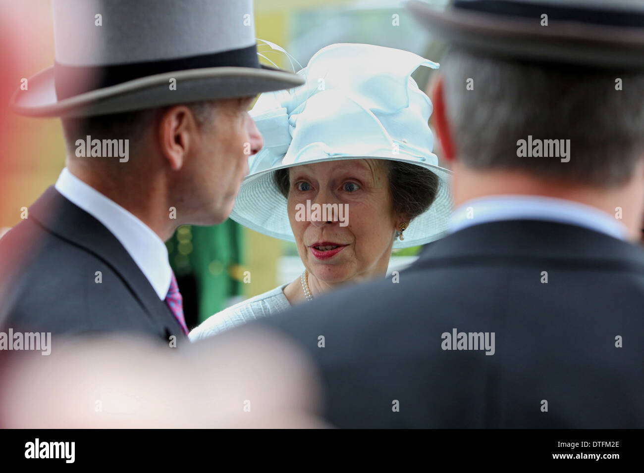 Ascot, Regno Unito, Princess Anne Mountbatten -Windsor Foto Stock