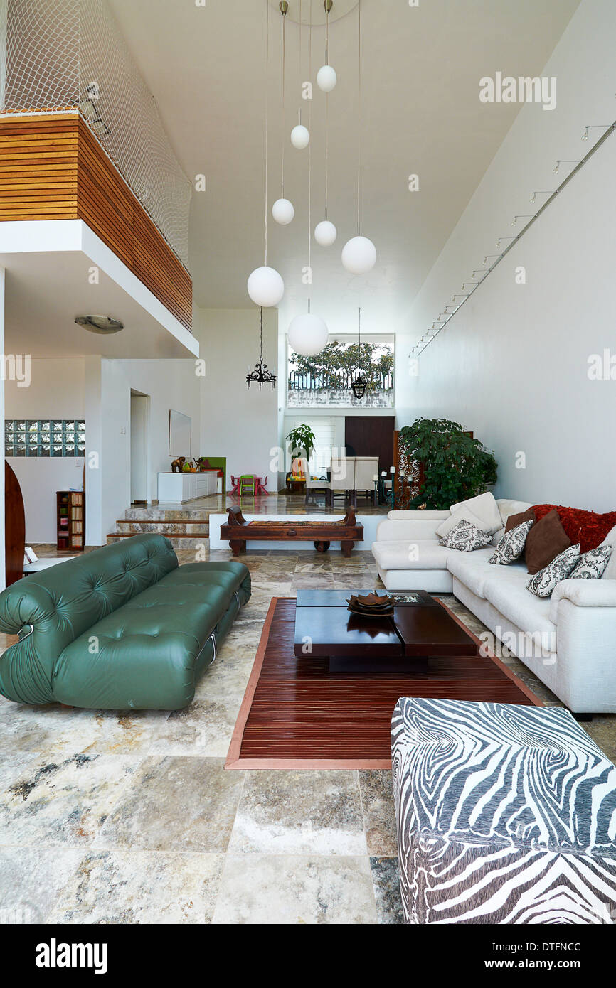 Interior design: soggiorno moderno Foto Stock