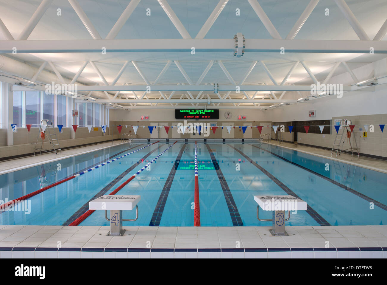 Piscina presso il Centro Sportivo, Newcastle upon Tyne Foto Stock