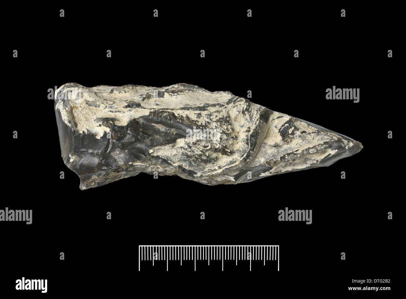 Ascia di mano di Flint Foto Stock