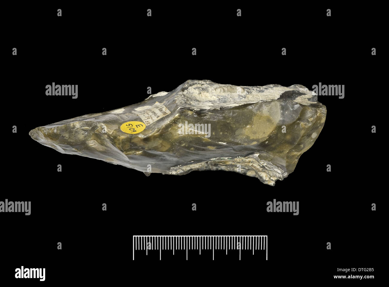 Ascia di mano di Flint Foto Stock