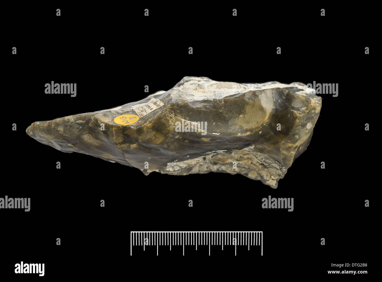 Ascia di mano di Flint Foto Stock