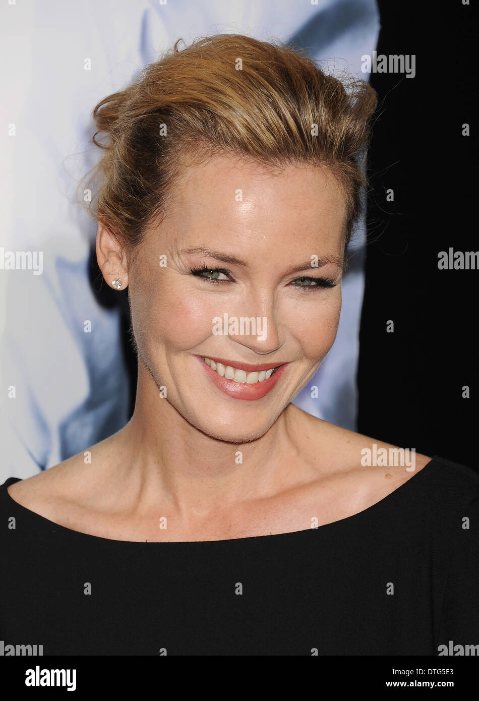 CONNIE NIELSEN Danish film attrice nel febbraio 2014. Foto di Jeffrey Mayer Foto Stock