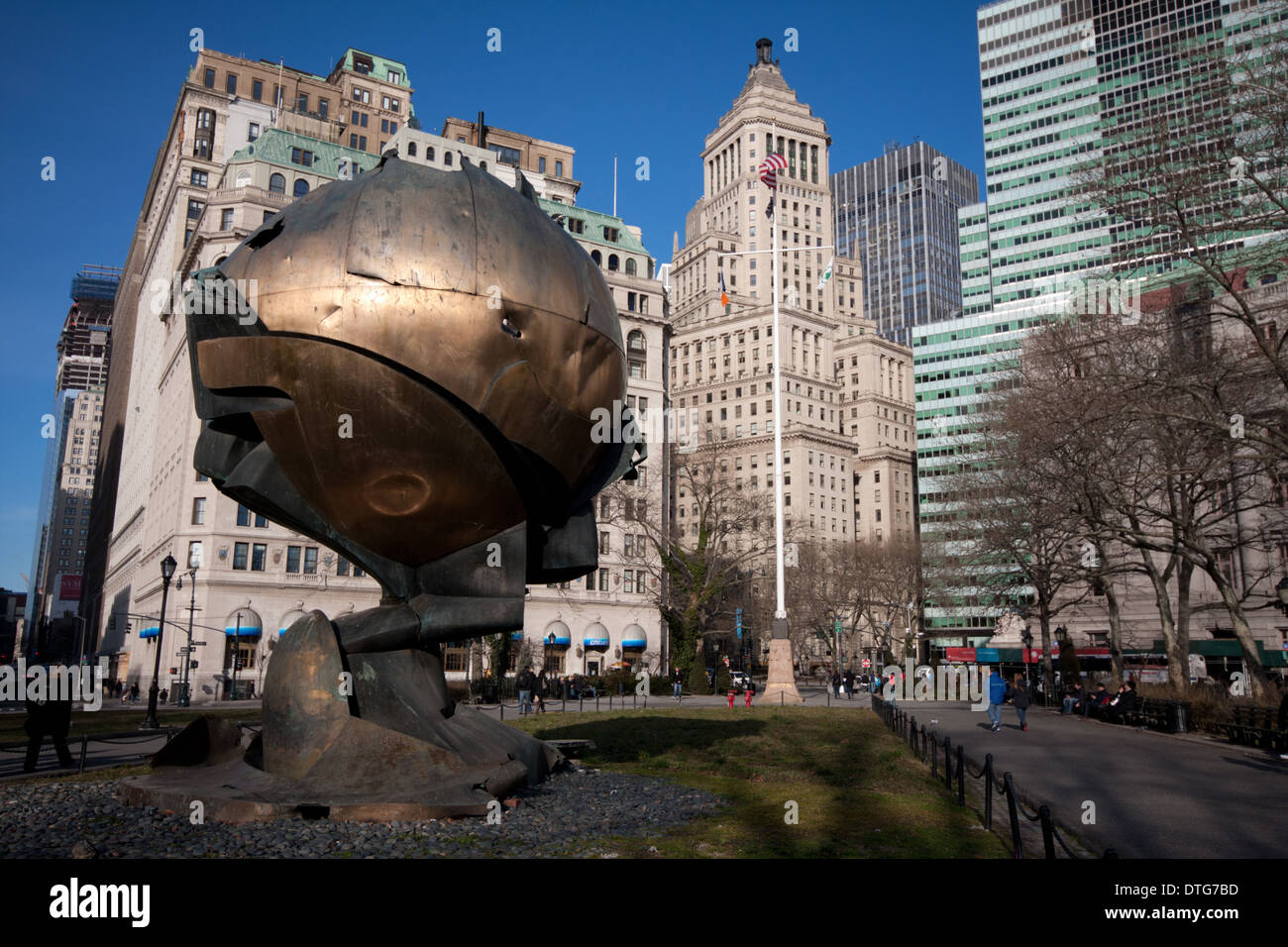 Battery Park di New York City Foto Stock