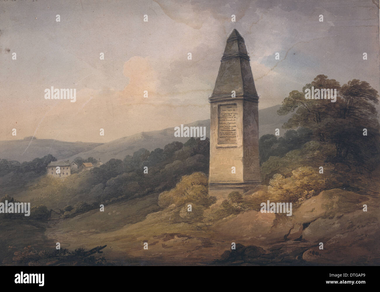 Wold meteorite sito di atterraggio Foto Stock