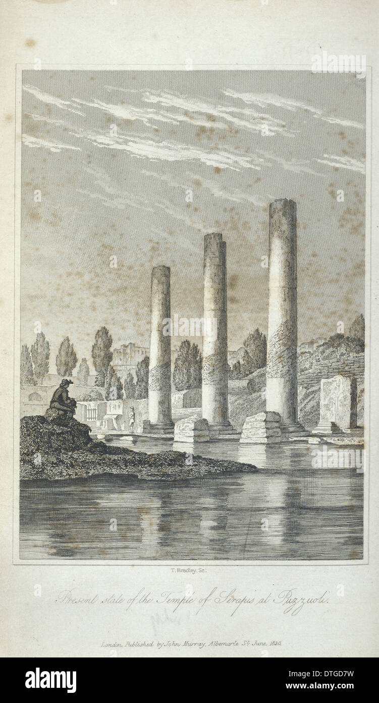 Tempio di Giove Serapide vicino a Napoli Foto Stock