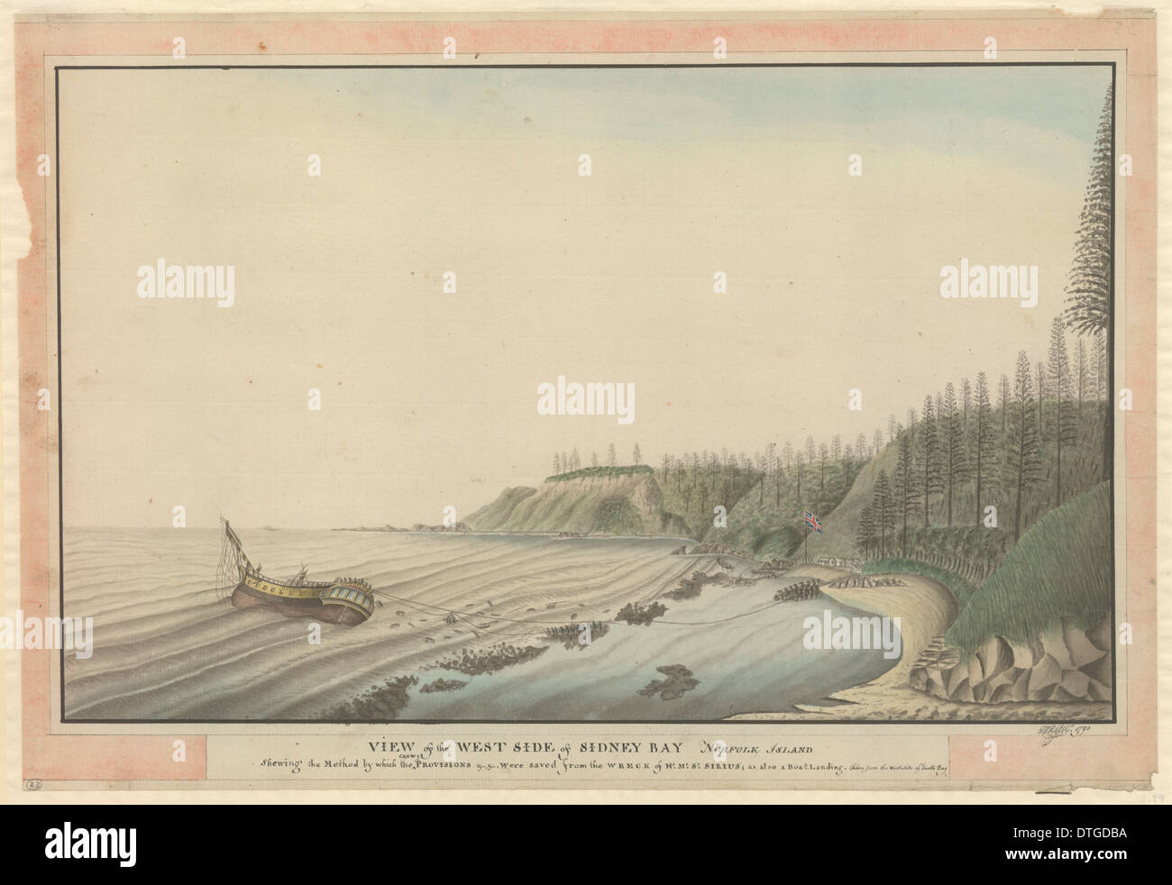 Raper disegno n. 23 Foto Stock