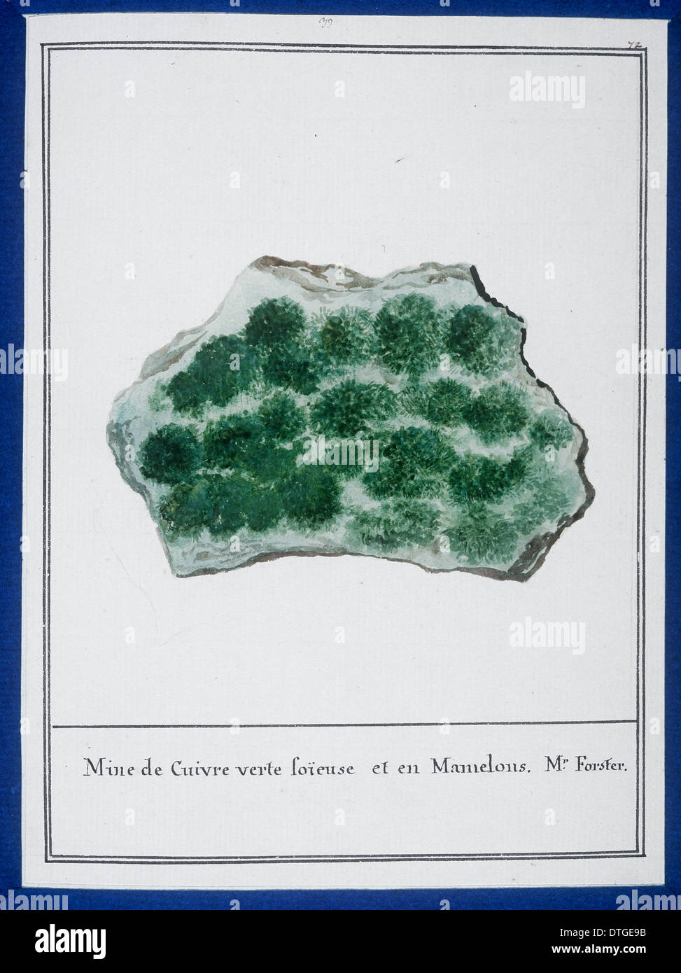 La piastra 35 da Mineralogie da Swebach Desfontaines Foto Stock