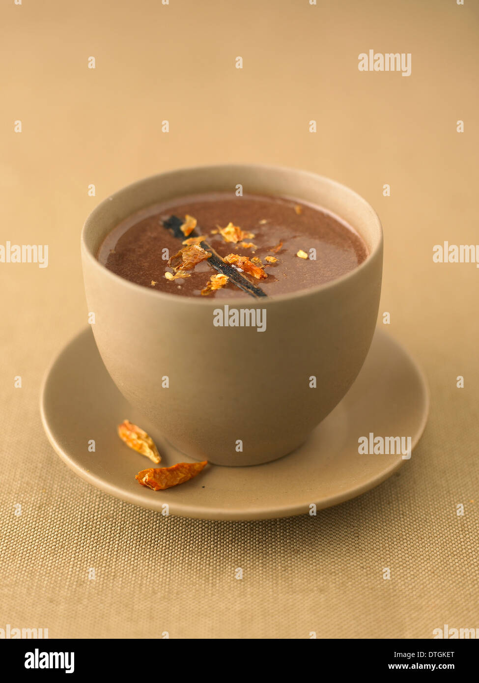 Piccante di cioccolato caldo Foto Stock