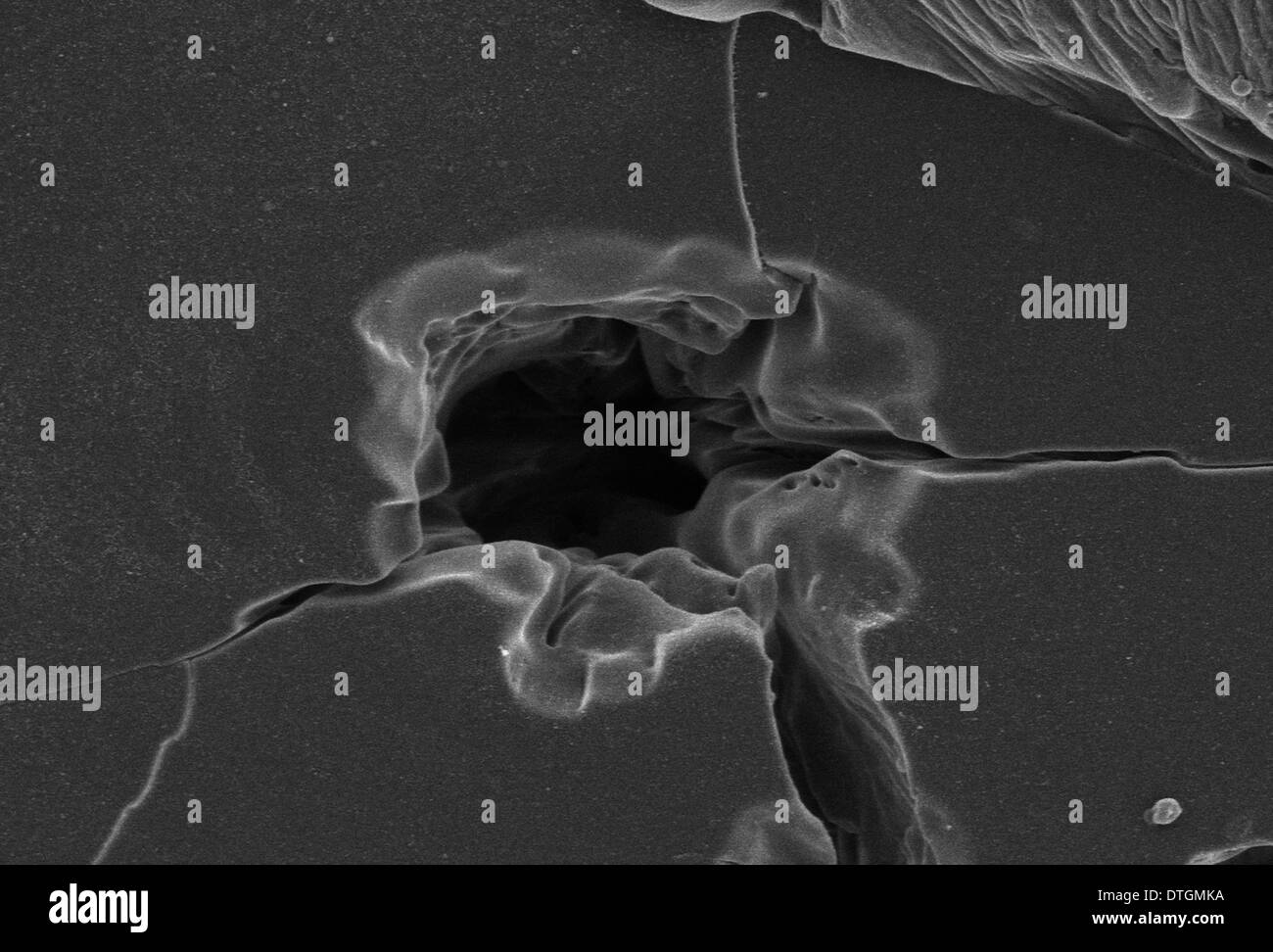 Vetro vulcanico, capelli di Pele Foto Stock