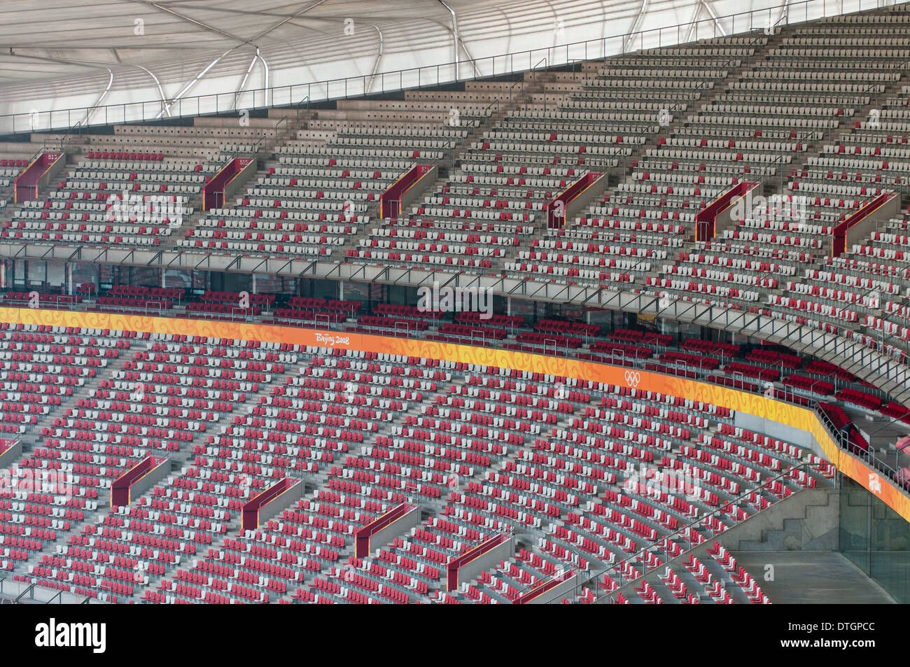 Stadio Nazionale di noto anche come il nido di Chaoyang District, Pechino, Cina Foto Stock