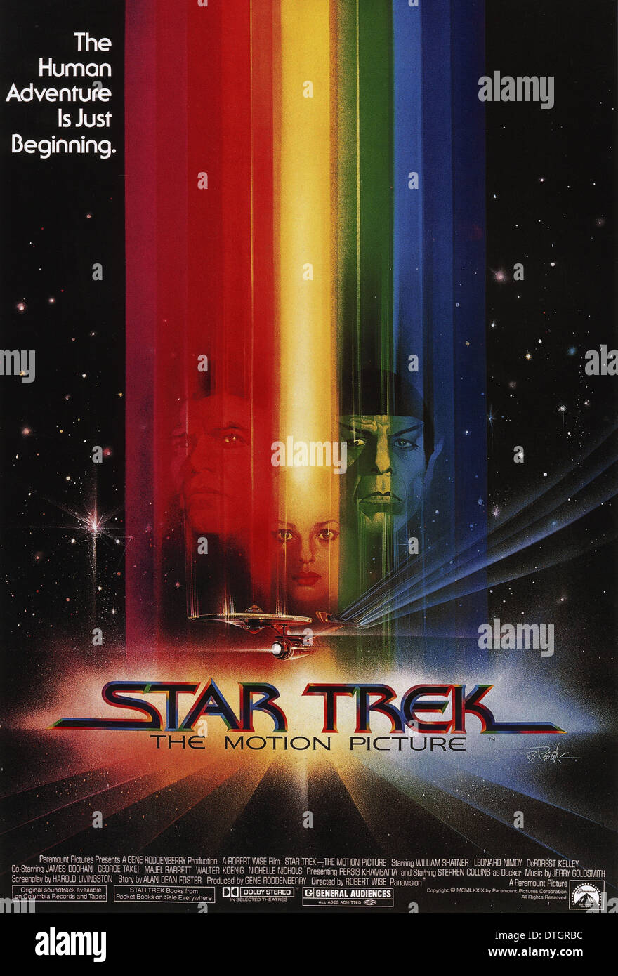 Poster di film di Star Trek - Motion Picture un 1979 American science fiction film rilasciato da Paramount Pictures Foto Stock