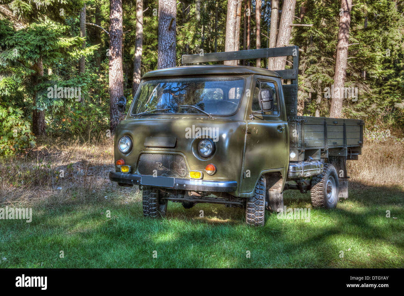 Antiche Repubbliche Russe veicolo di trasporto in una scatola Foto Stock