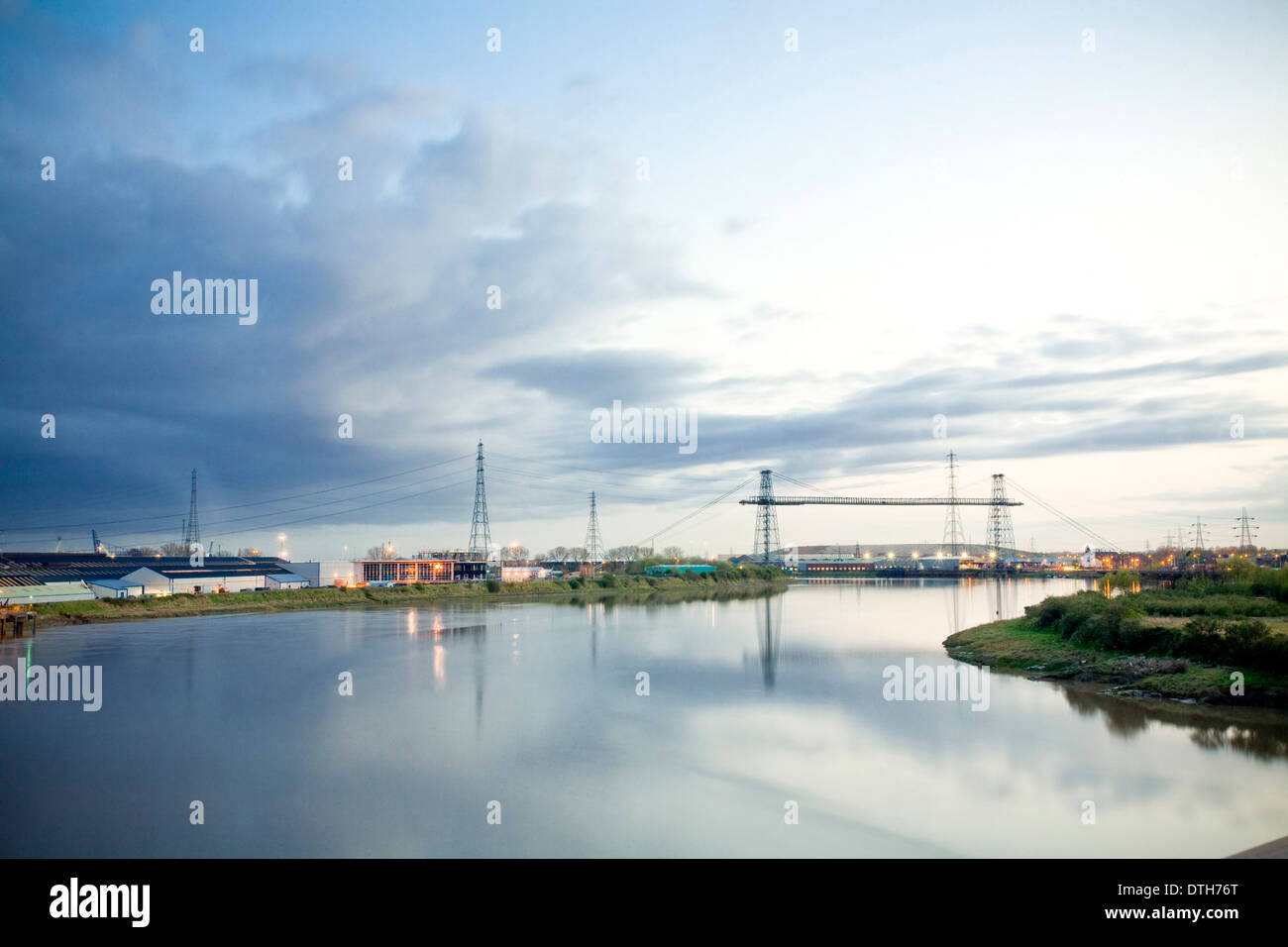 Newport Transporter Bridge. Foto Stock