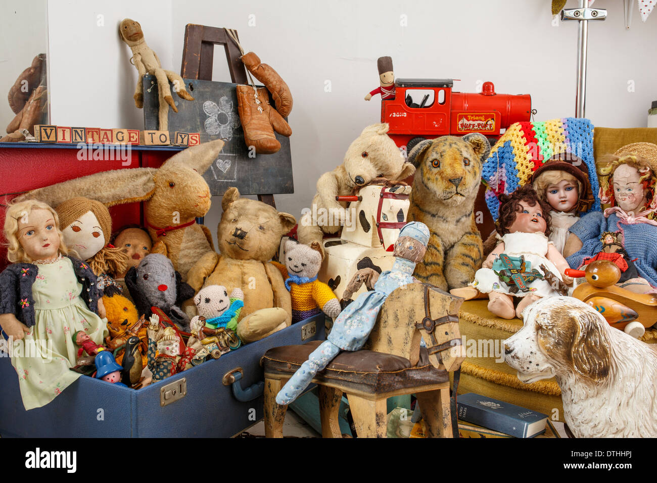 giocattoli vintage Foto Stock