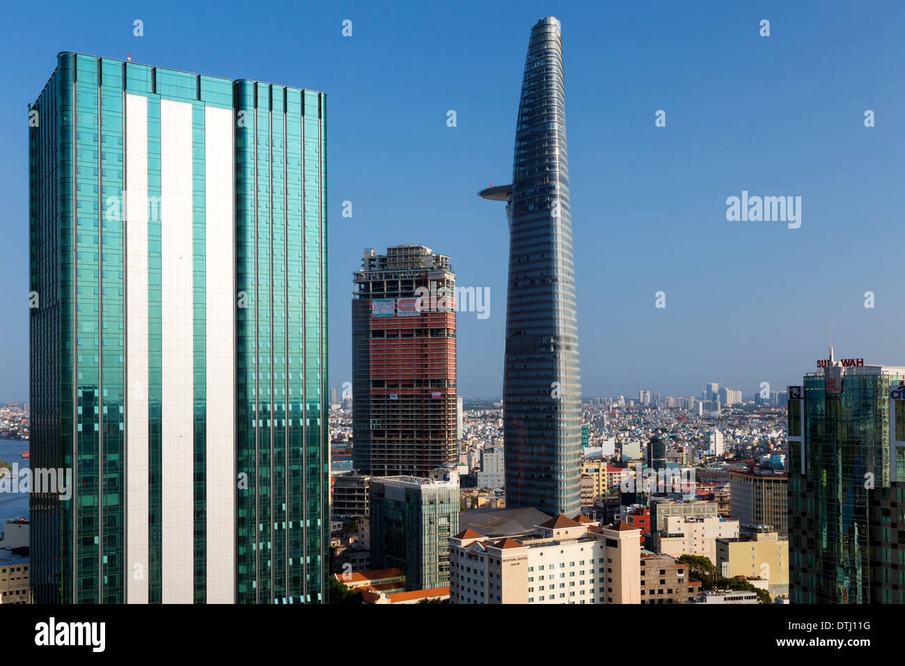 Bitexco Financial Tower, Ho Chi Minh City, Vietnam Foto Stock